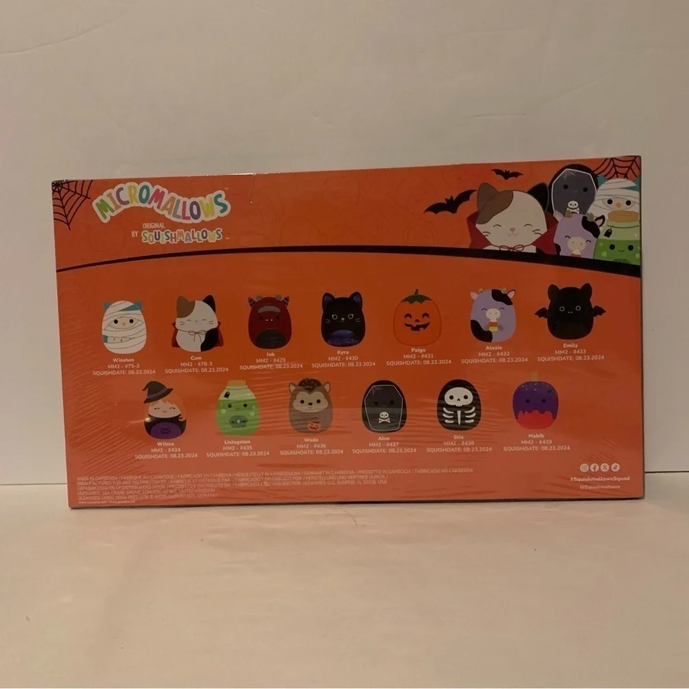 NIB. SQUISHMALLOWS Halloween Micromallows Halloween Countdown